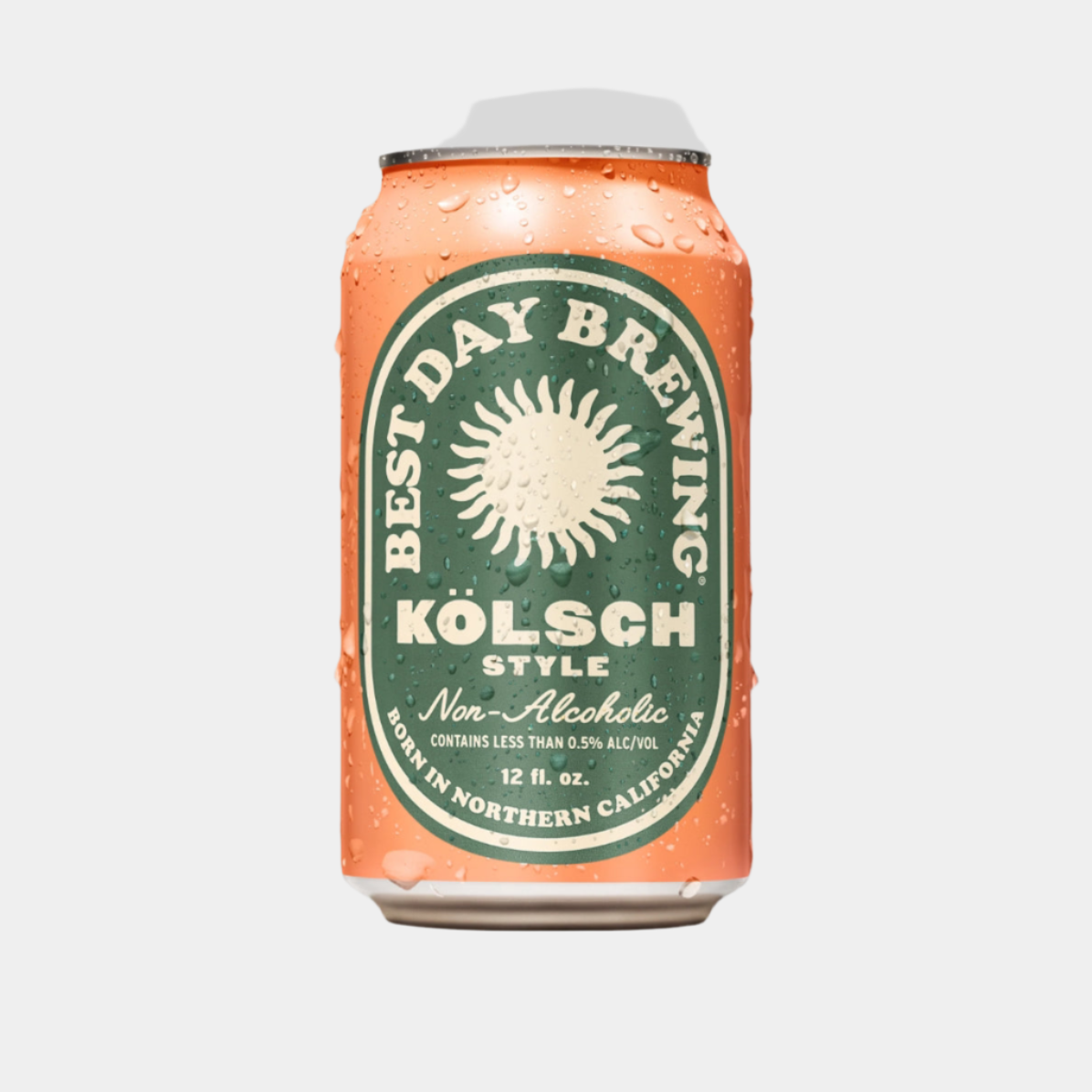 “Best Day Brewing Kölsch – non-alcoholic golden ale can”
“Crisp, alcohol-free Kölsch-style beer with balanced hops and malt”