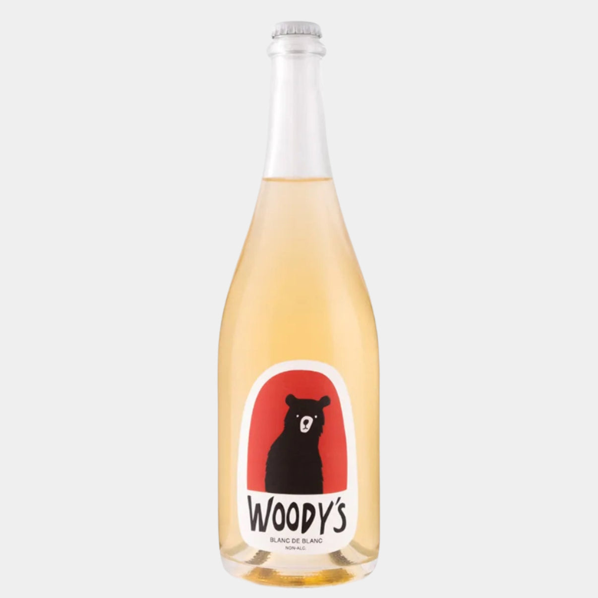 “Woody’s Blanc de Blancs – non-alcoholic sparkling white wine”
“Alcohol-free sparkling wine with apple and citrus flavor”