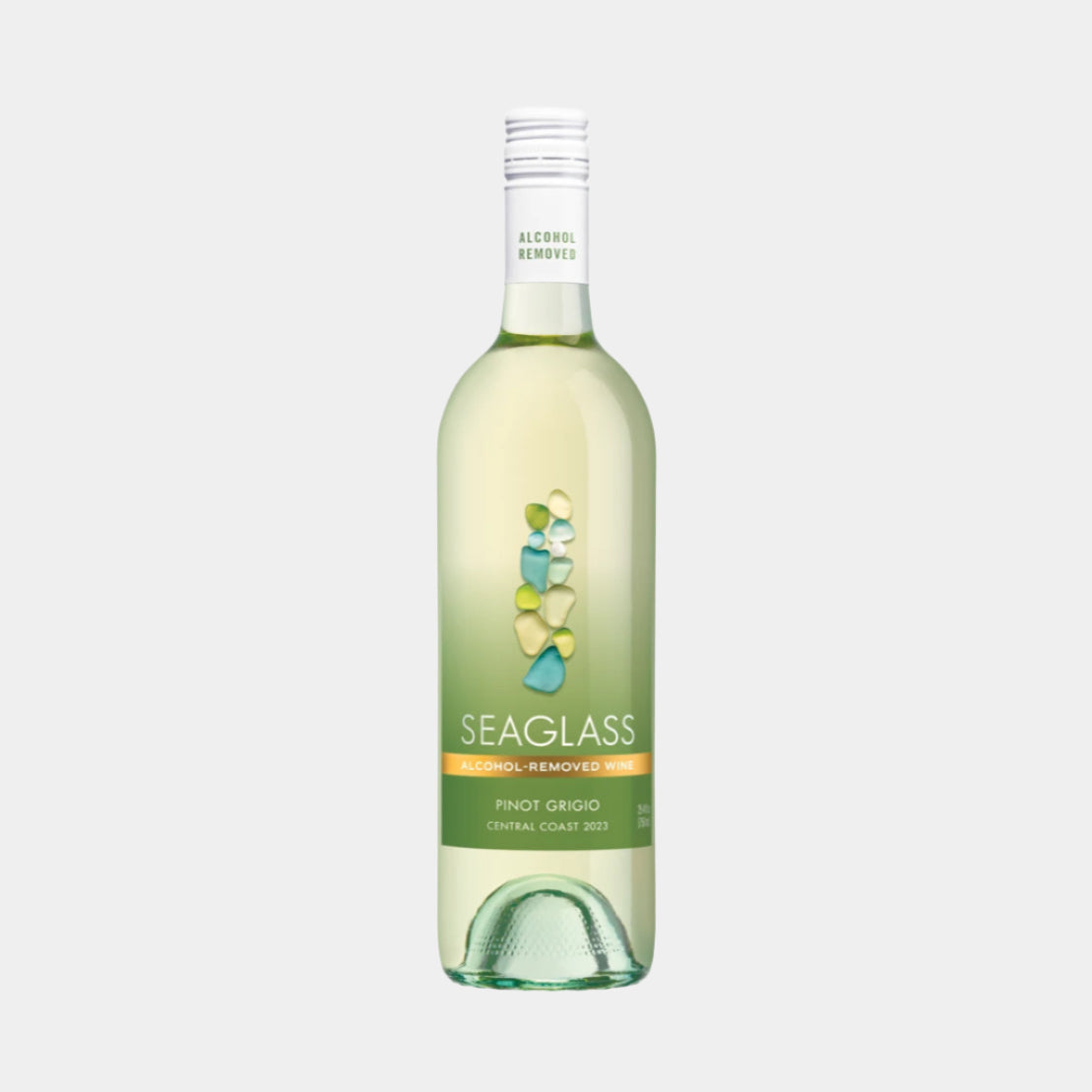 SeaGlass Pinot Grigio – Premium Non-Alcoholic White Wine (750ml Bottle) – Sophisticated Non-Alcoholic Wine