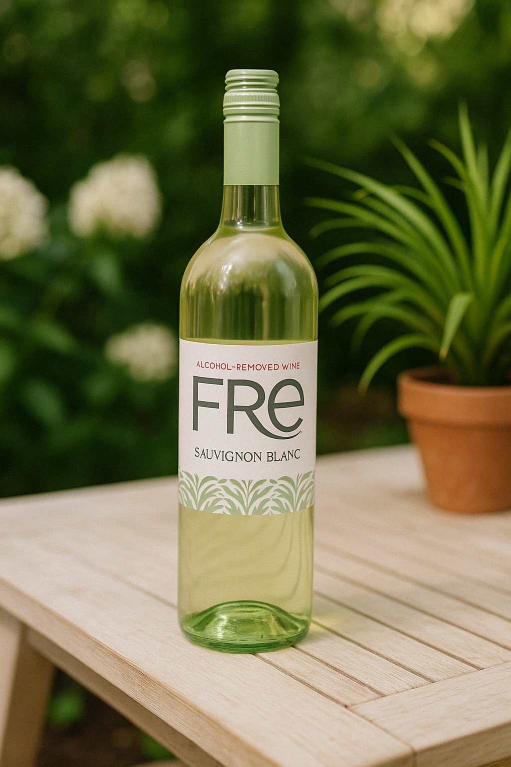 “Fré Sauvignon Blanc – crisp non-alcoholic white wine with citrus notes”