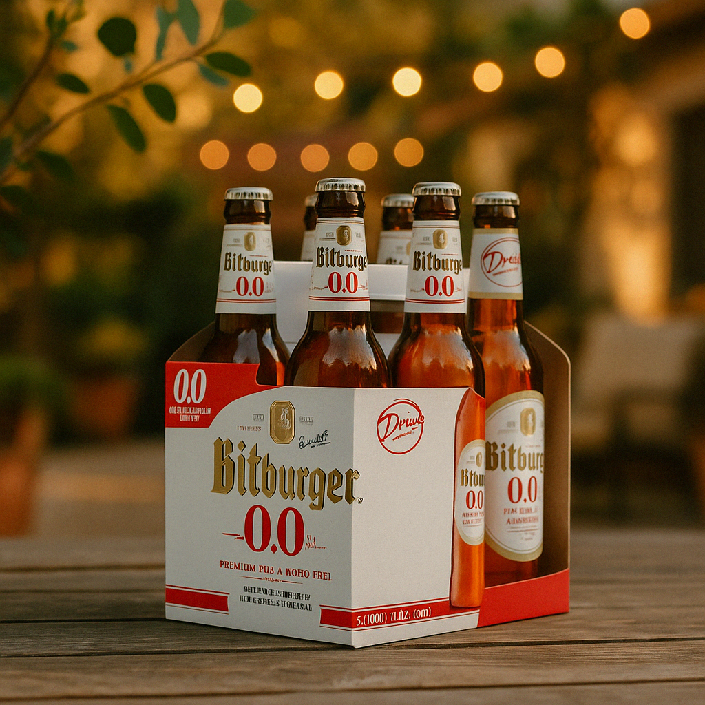 Bitburger 0.0 Premium Pils – Non-Alcoholic German Pilsner (11.2oz)