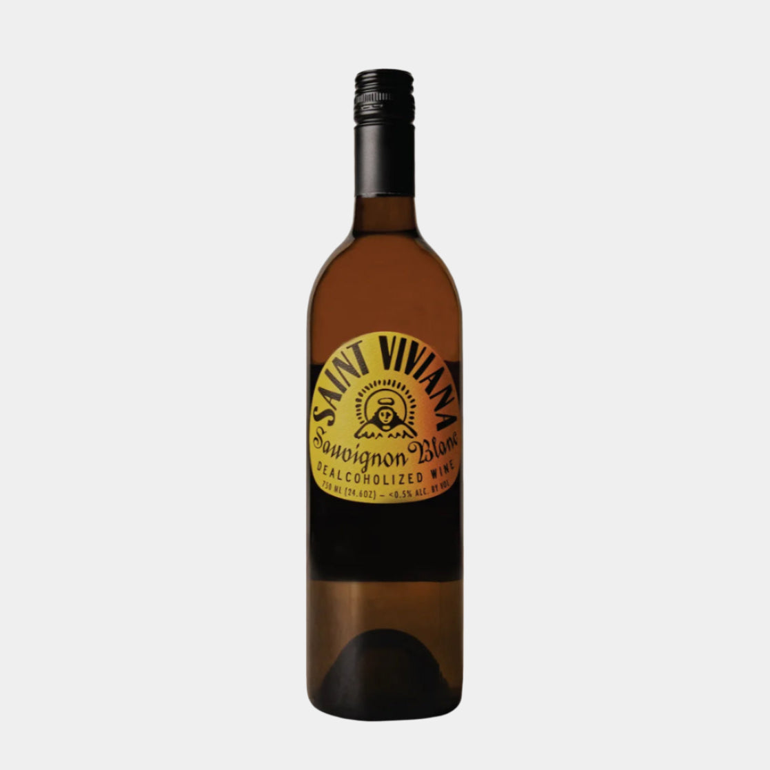 “Saint Viviana Sauvignon Blanc – alcohol-free white wine with citrus and herbal notes”