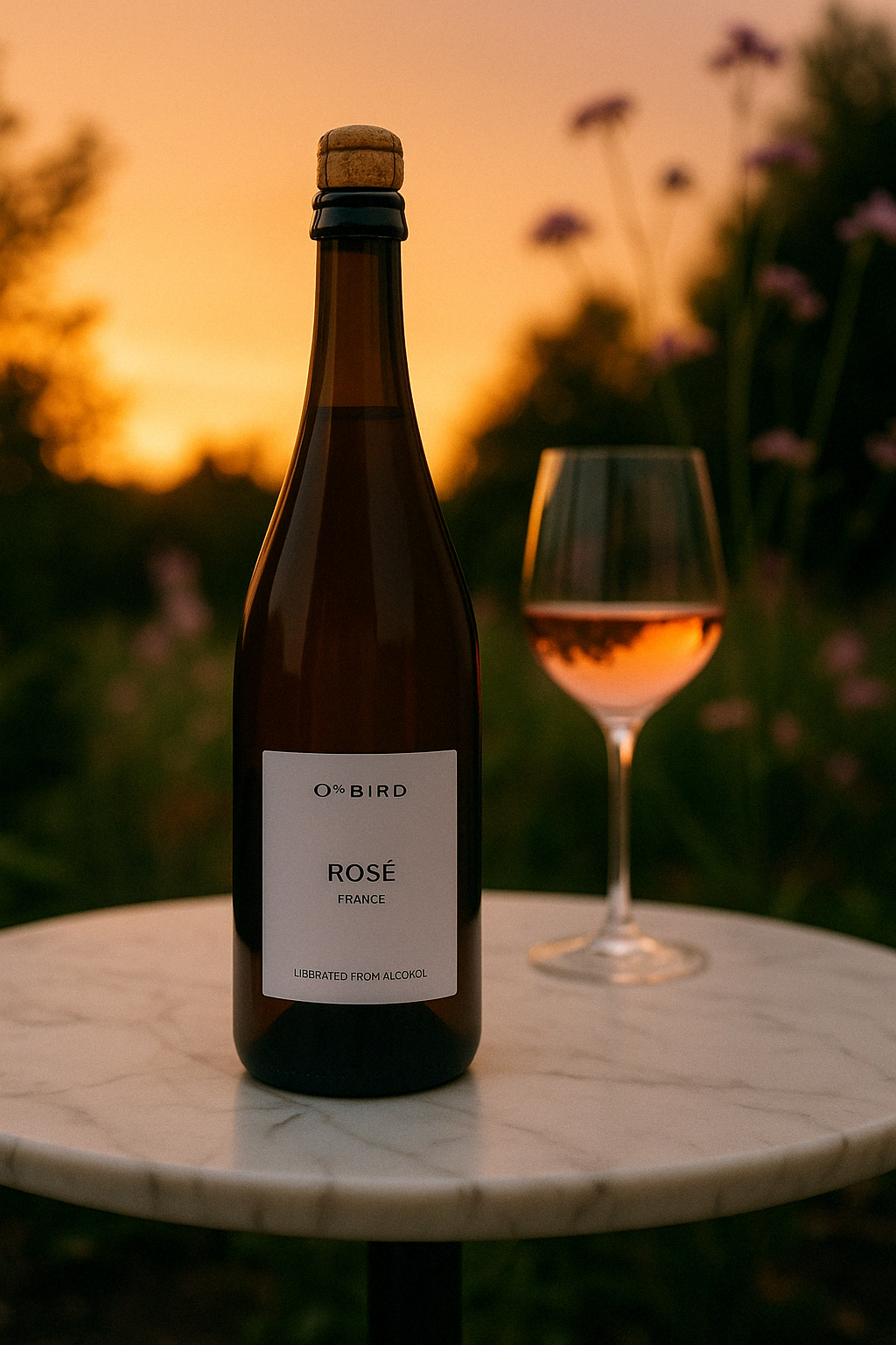 Oddbird Sparkling Rosé – Non-Alcoholic Sparkling Wine (750ml) | ProofZero