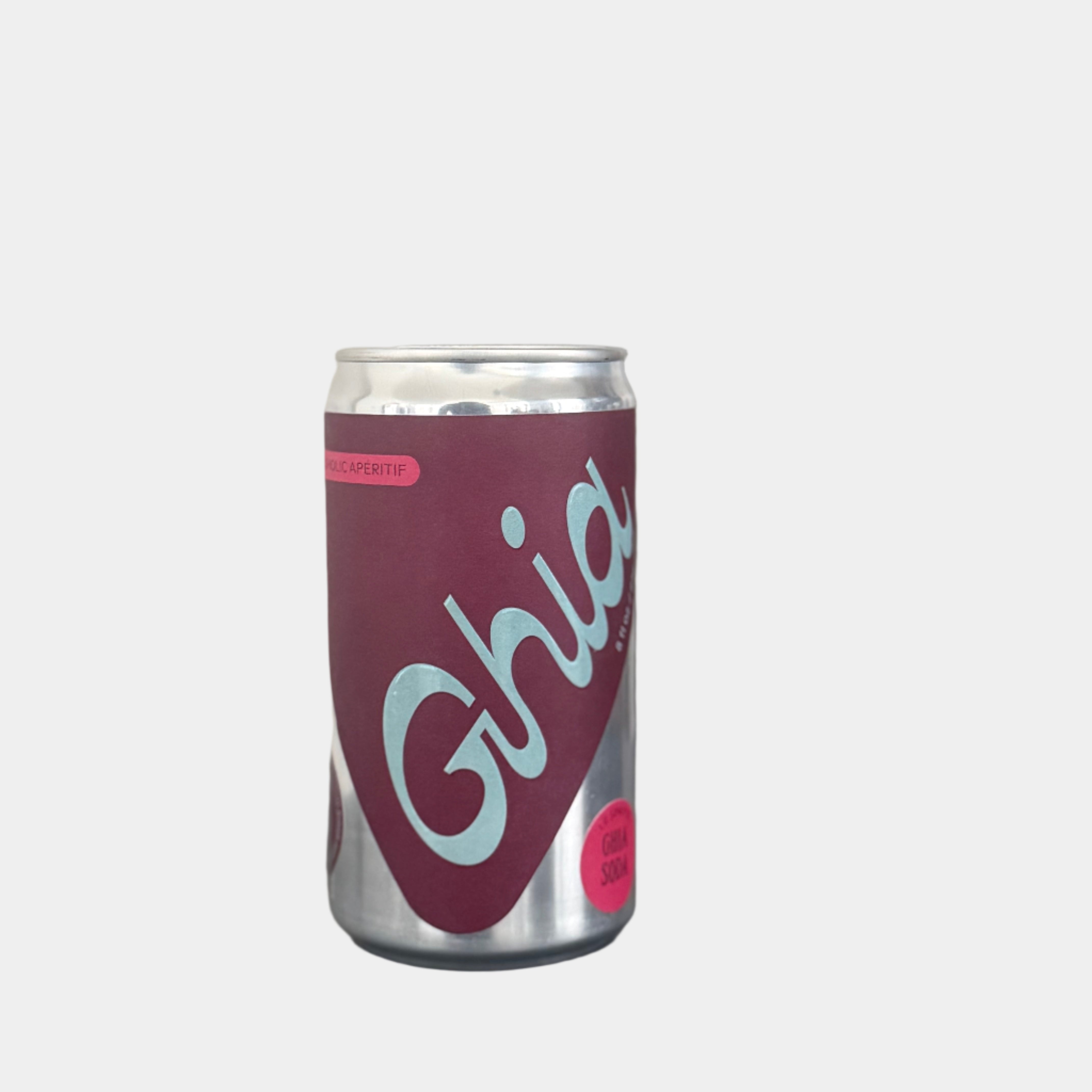 “Ghia Le Spritz Original – non-alcoholic bitter apéritif in can”
“Zero-proof spritz with citrus and botanicals – Ghia Original”
