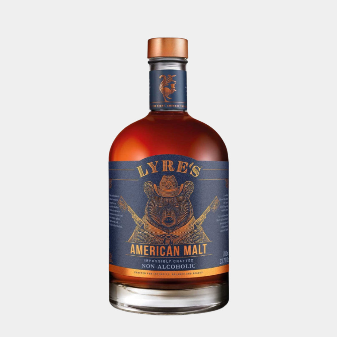 Lyre’s American Malt – Premium Non-Alcoholic Whiskey Alternative (700ml Bottle)