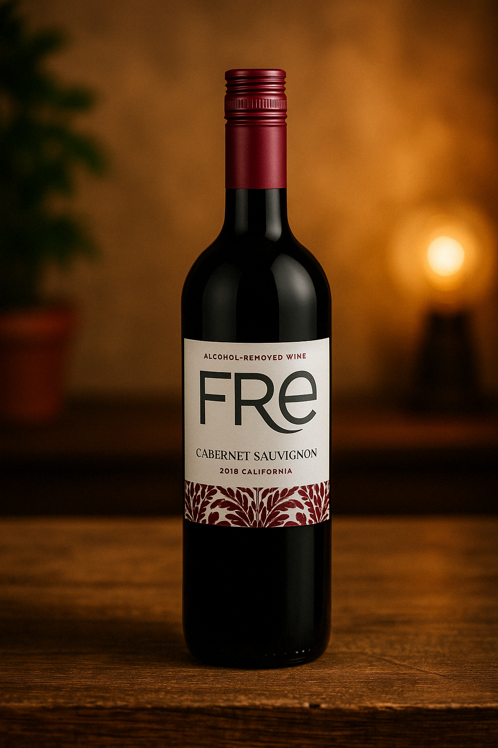 Fre Cabernet Sauvignon – Premium Non-Alcoholic Red Wine (750ml Bottle) – Sophisticated Non-Alcoholic Wine