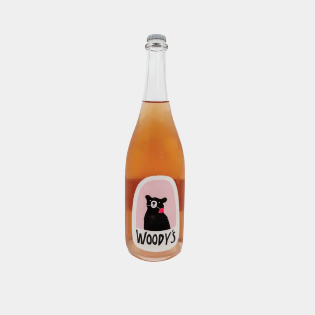 Woody’s Rosé – Premium Non-Alcoholic Rosé Wine (750ml Bottle)