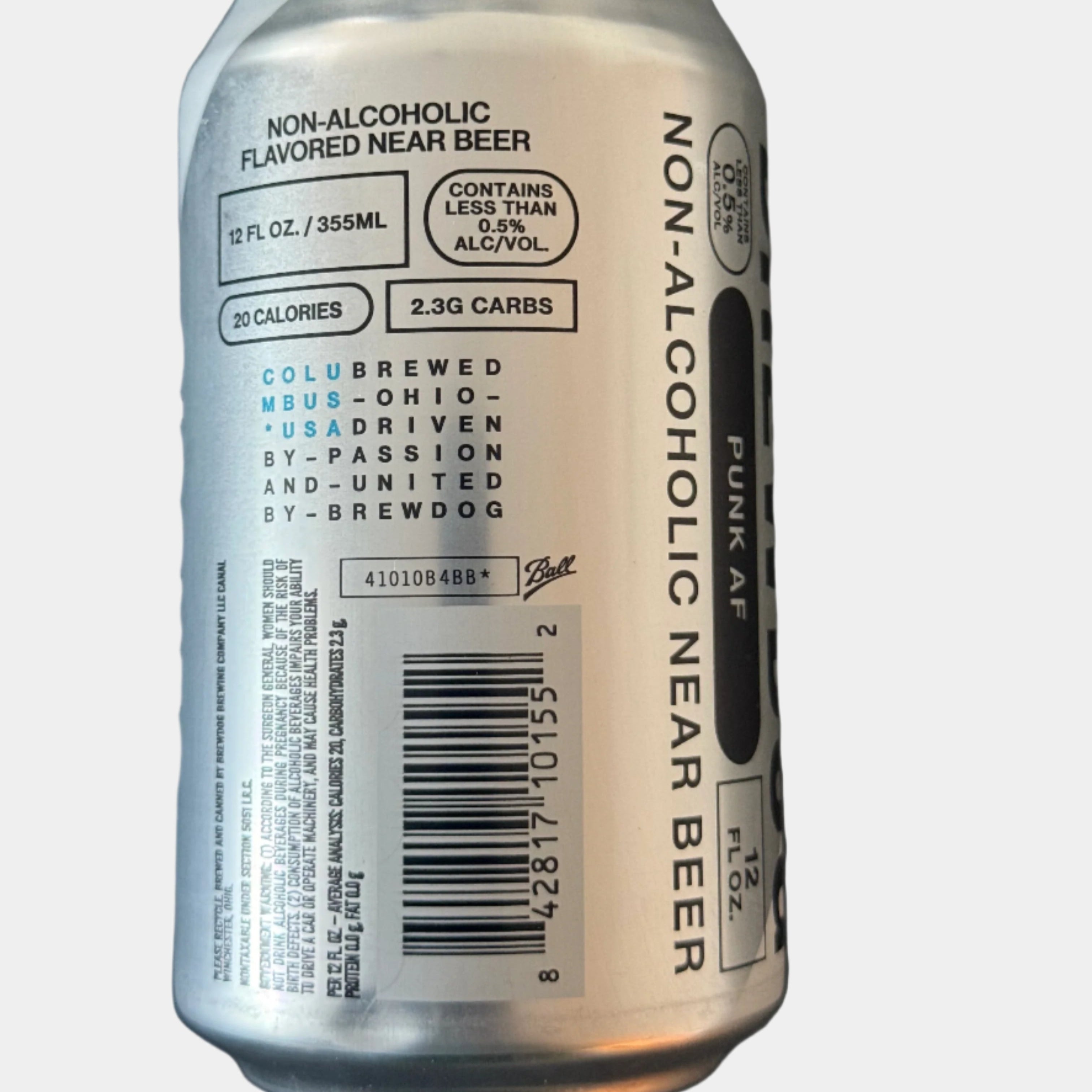 BrewDog Punk AF – Non-Alcoholic Hoppy IPA (12oz Cans)