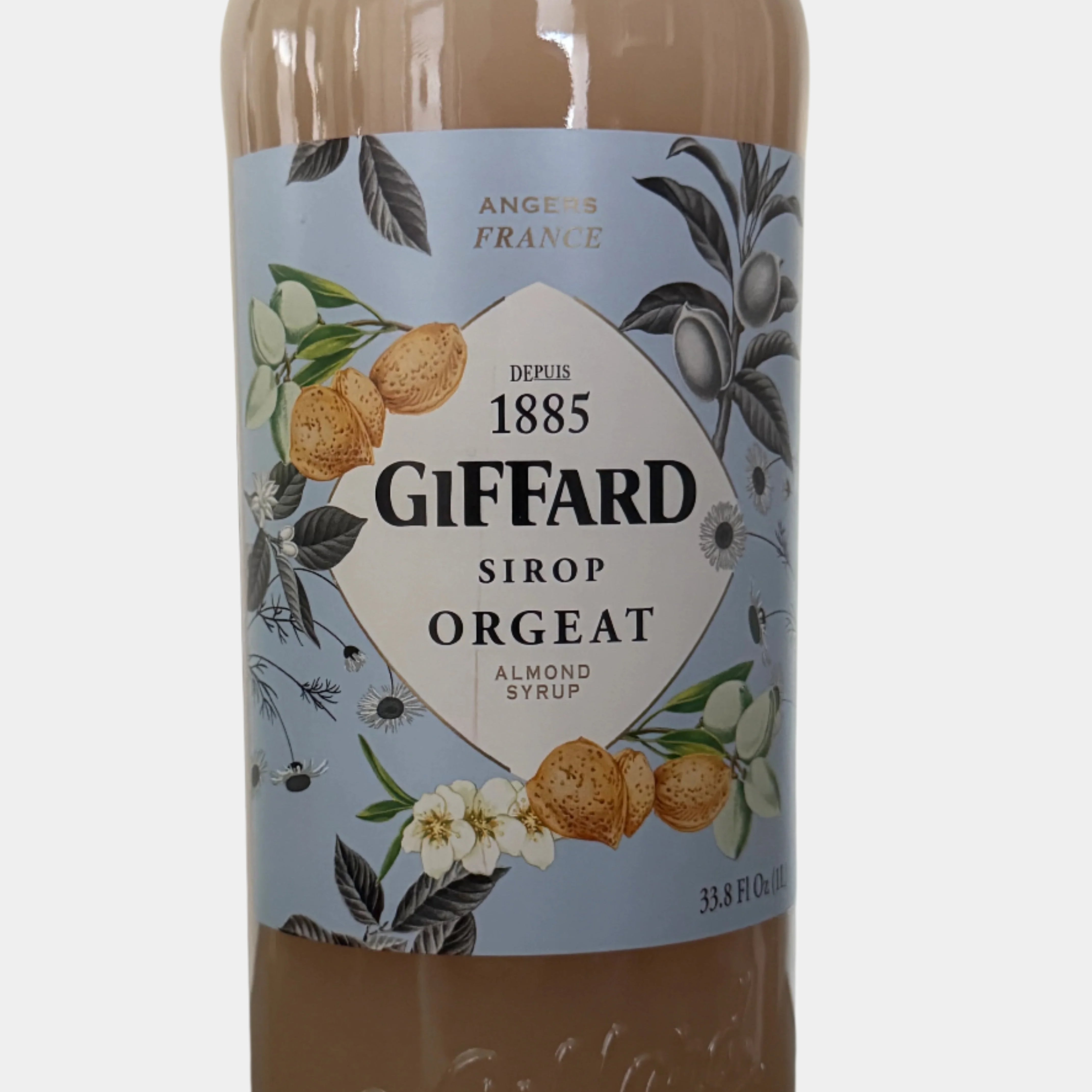 1885 Giffard Sirop Orgeat – Premium Almond Syrup (1L Bottle)